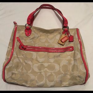 Large Pink Coach Purse